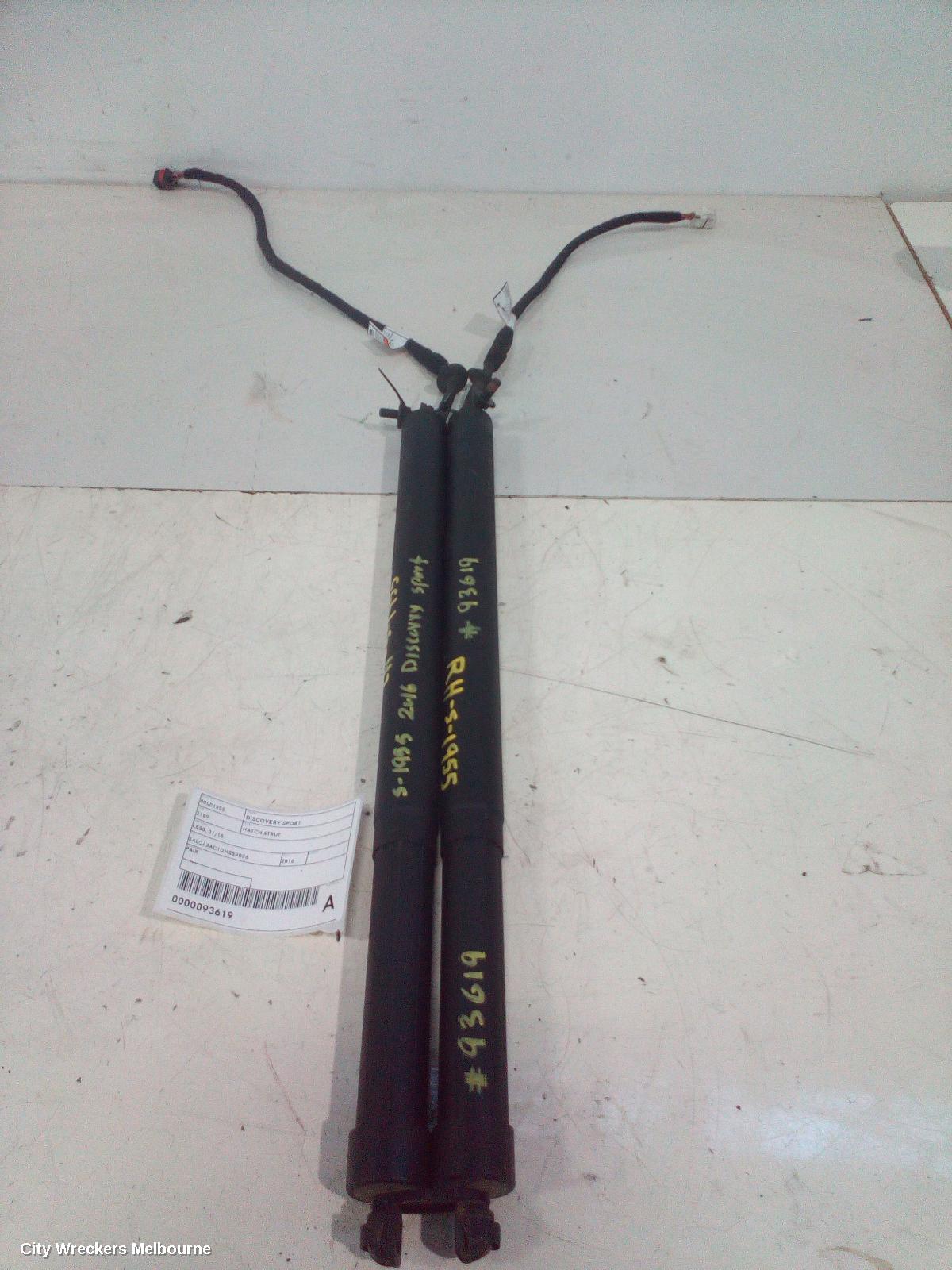 LAND ROVER DISCOVERY SPORT HATCH STRUT, TAILGATE STRUTS (PAIR), L550, W/ POWER LIFTGATE, 01/2015 - 06/2019 - Image 2