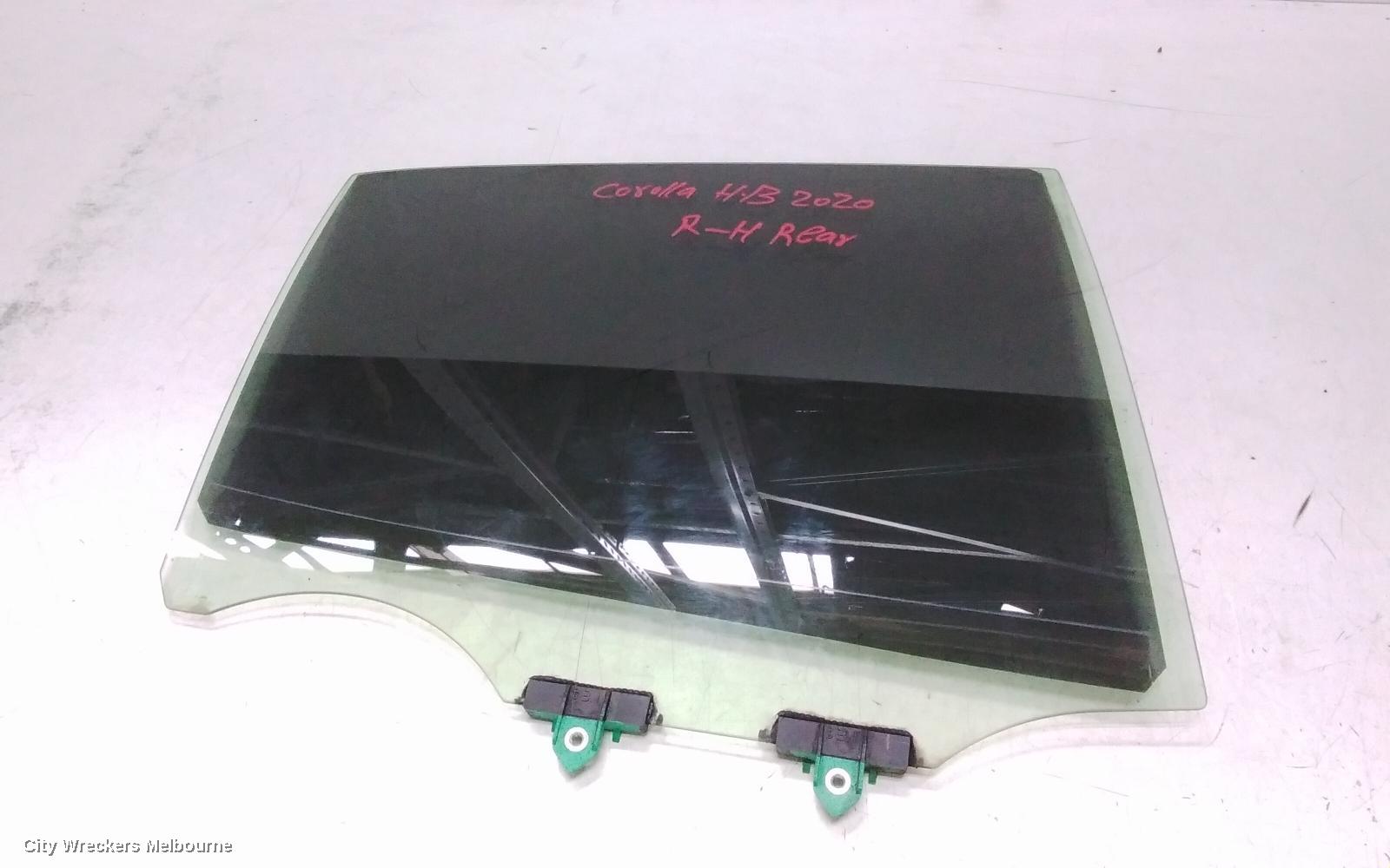 TOYOTA COROLLA RIGHT REAR DOOR WINDOW, E210, HATCH, 07/2018 ONWARDS - Image 2