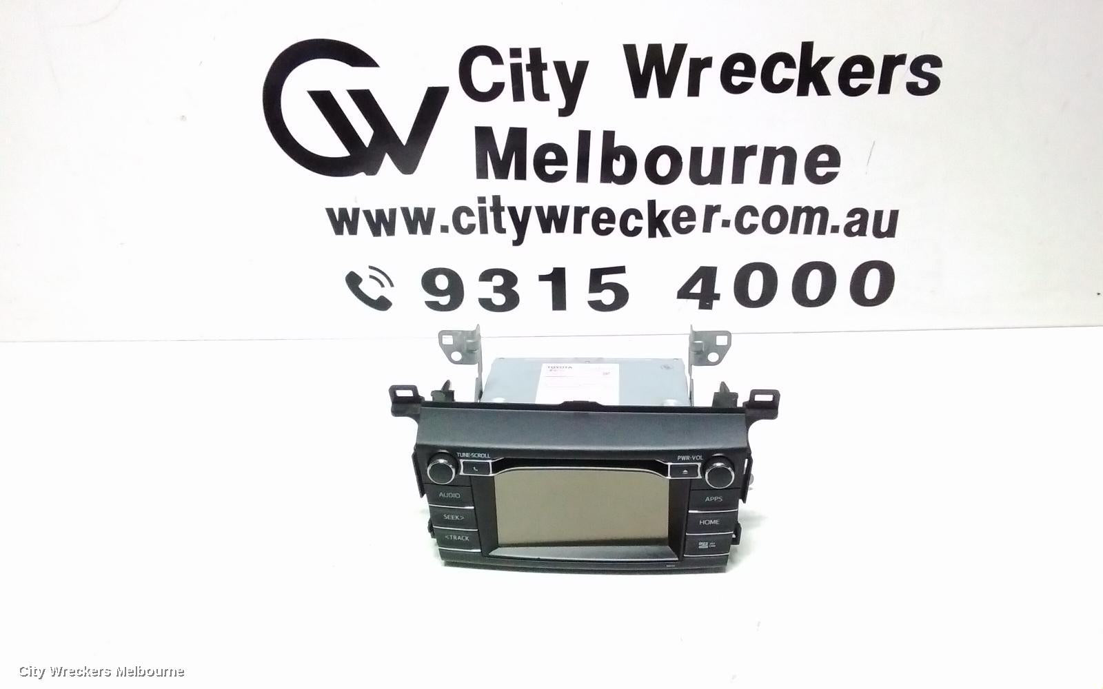 TOYOTA RAV4 RADIO/CD/DVD/SAT/TV, HEAD UNIT, W/ SAT NAV, NON JBL TYPE, XA50, GX/GXL/XSE, 11/2018 ONWARDS - Image 1