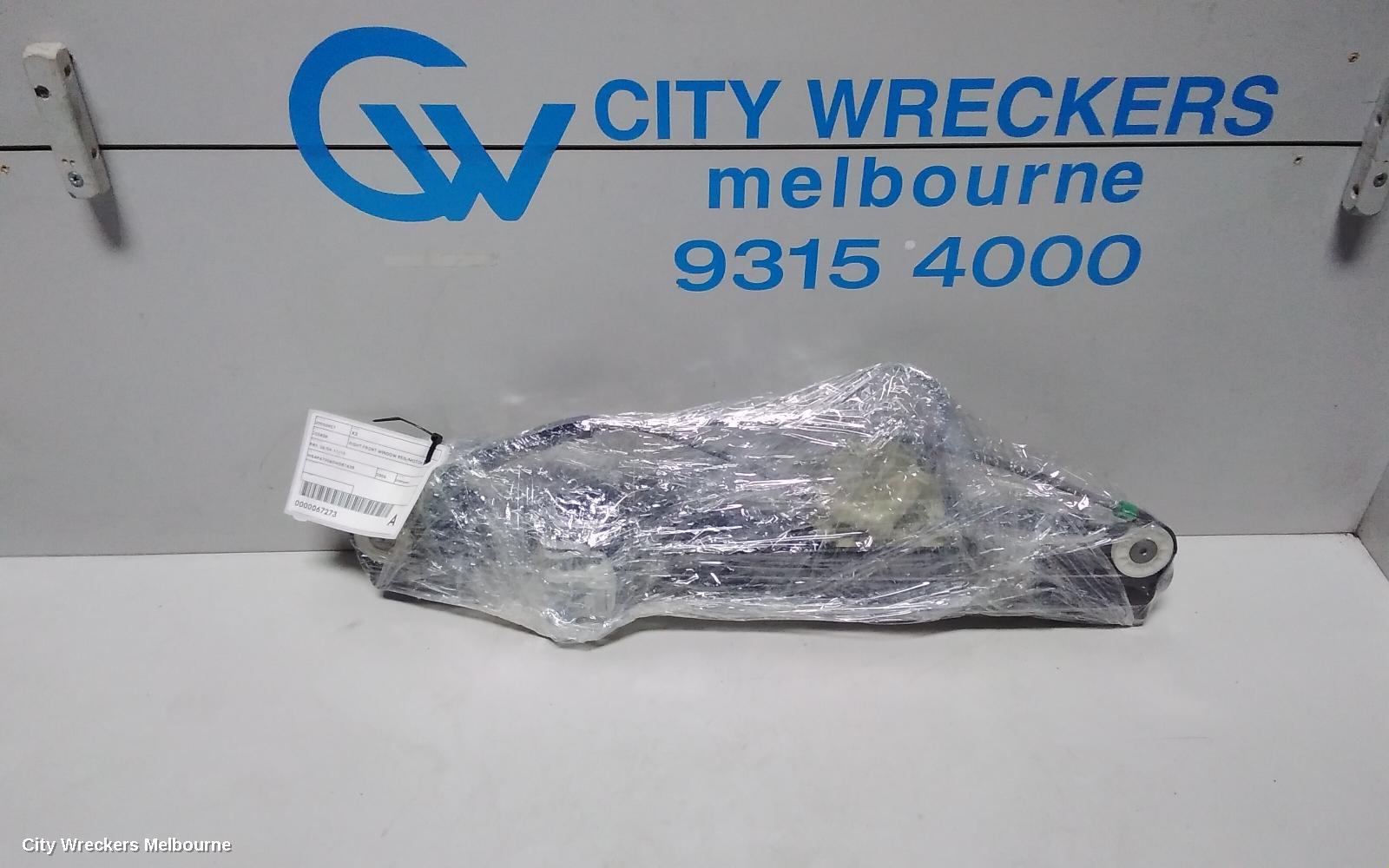 BMW X3 RIGHT FRONT WINDOW REG/MOTOR, E83, 06/2004 - 11/2010 - Image 2