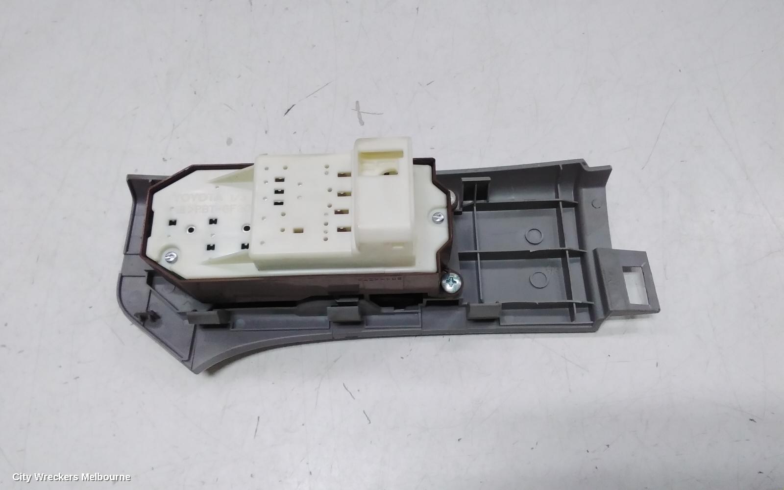 TOYOTA YARIS PWR DR WIND SWITCH, RH FRONT (MASTER SWITCH), 2 SWITCH TYPE, 3DR HATCH, NCP9#, 10/2005 - 07/2011 - Image 3
