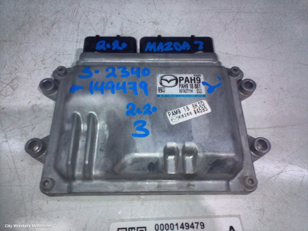 MAZDA 3 ECU, ENGINE ECU, 2.0, PETROL, ECU ONLY, MITSUBISHI PAH9 TYPE, BP, 03/2019 ONWARDS - Image 1