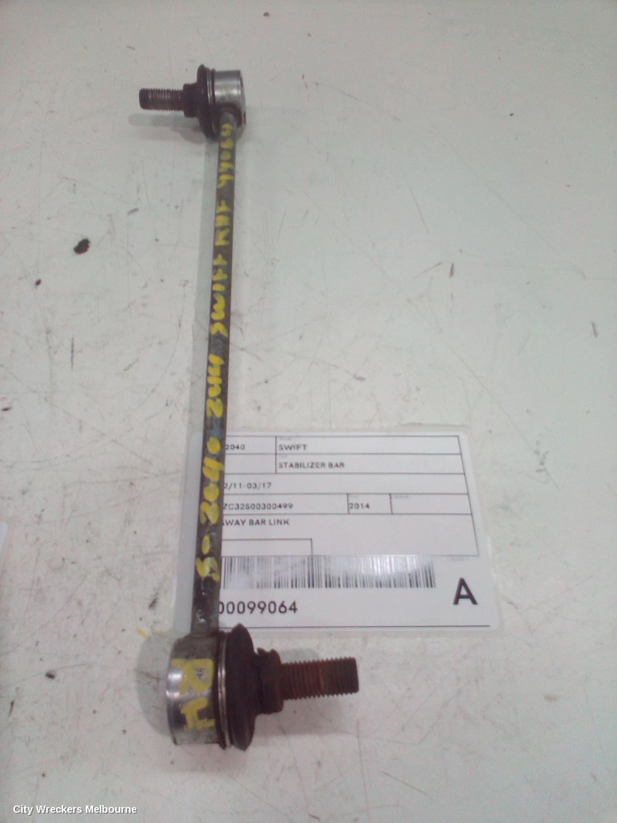 SUZUKI SWIFT STABILISER BAR, FZ, 02/2011 - 03/2017 - Image 1