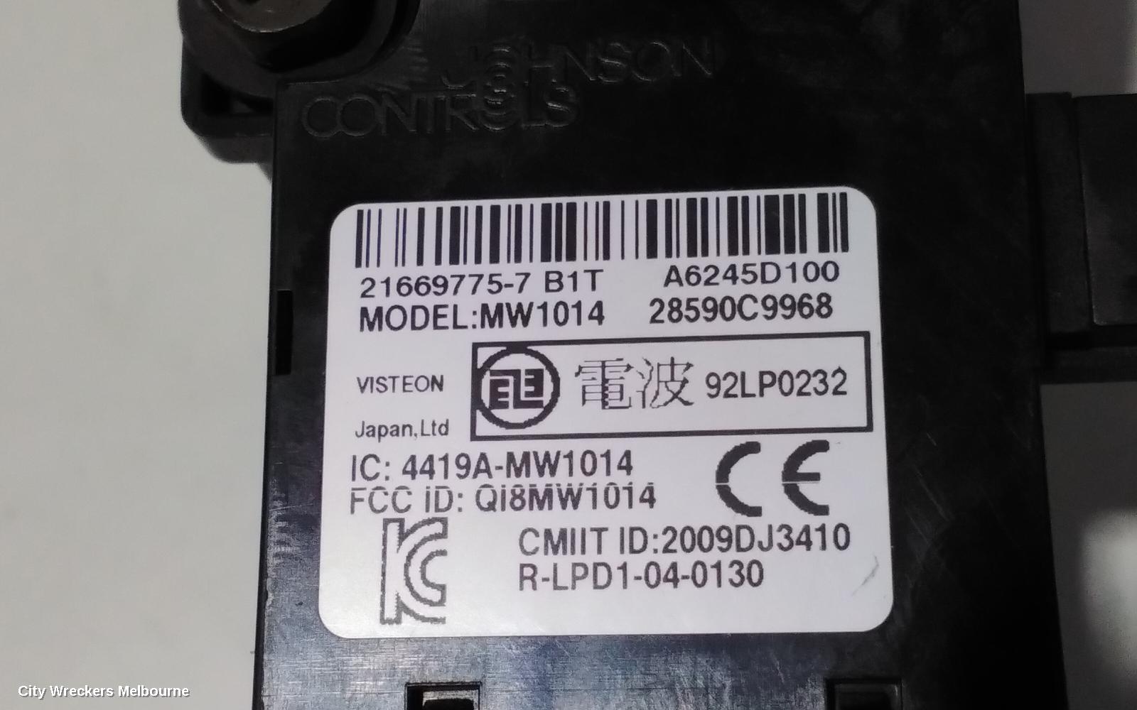 NISSAN NAVARA IGNITION W/ KEY, NP300, 05/2015 - 01/2026 - Image 2