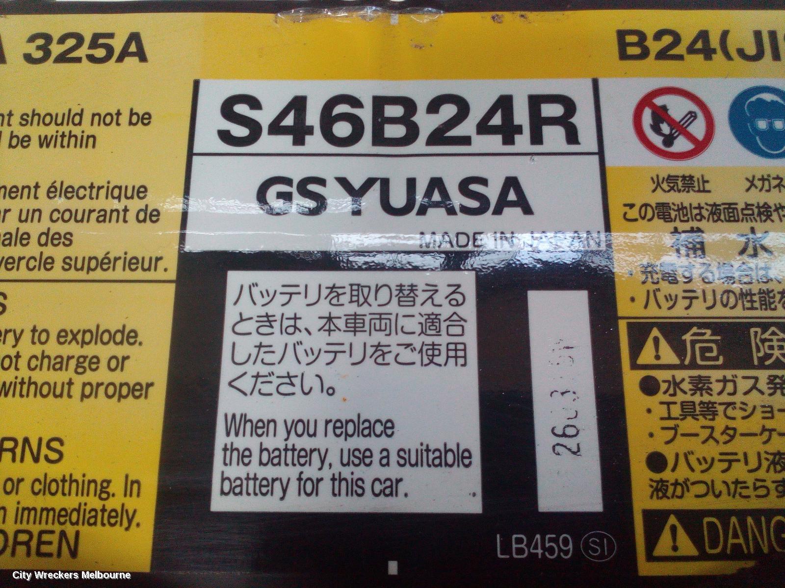 TOYOTA PRIUS BATTERY, 12 VOLT BATTERY (LOCATED IN RIGHT REAR QUARTER), ZVW40R, PRIUS V, 05/2012 - 03/2021 - Image 3