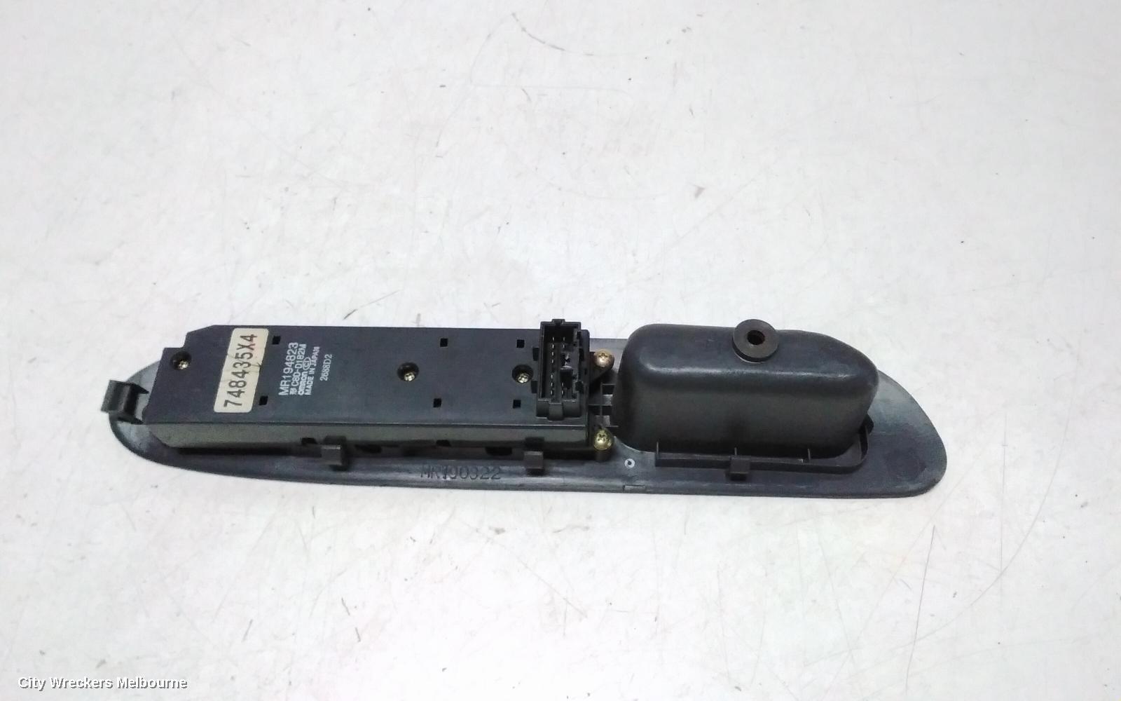 MITSUBISHI LANCER PWR DR WIND SWITCH, RH FRONT (MASTER SWITCH), SEDAN, CE, 07/1996 - 08/2003 - Image 3
