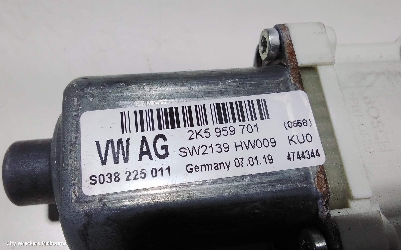 VOLKSWAGEN CADDY RIGHT FRONT WINDOW REG/MOTOR, 2KN, POWER, 12/2015 - 02/2021 - Image 3