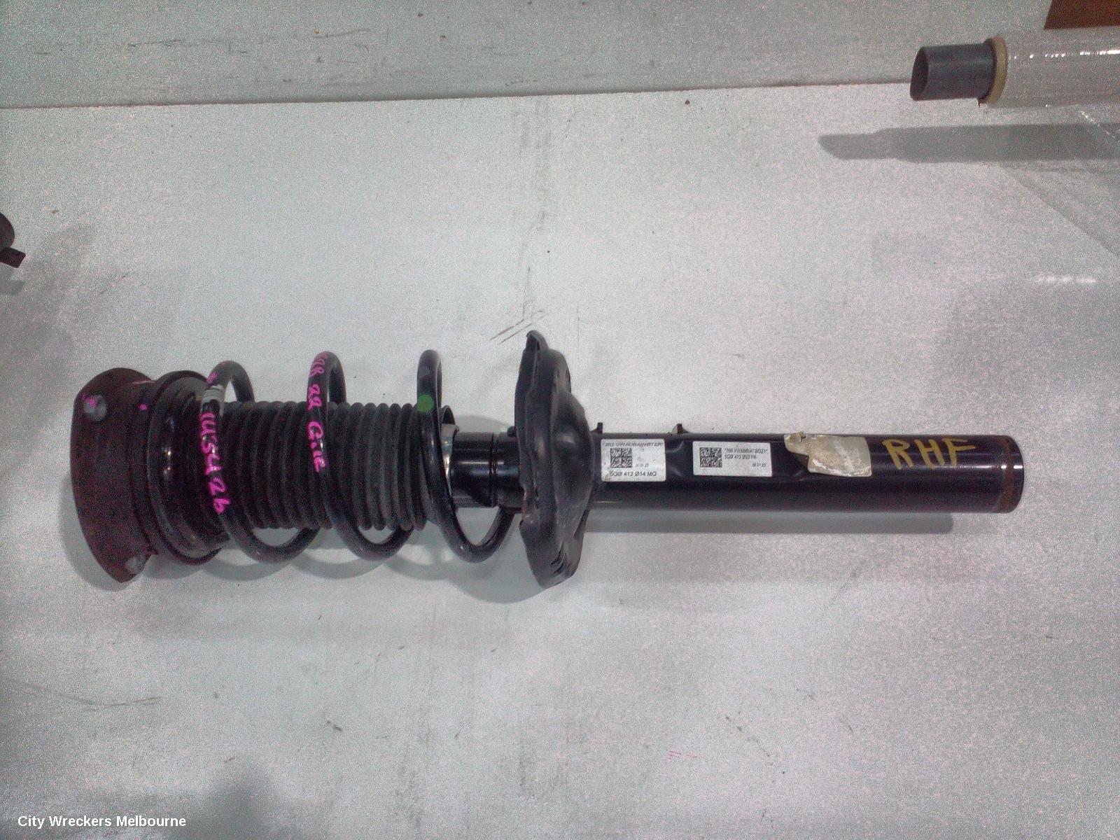 VOLKSWAGEN GOLF RIGHT FRONT STRUT, GEN 8, 1.4, PETROL, STANDARD, 09/2020 ONWARDS - Image 3