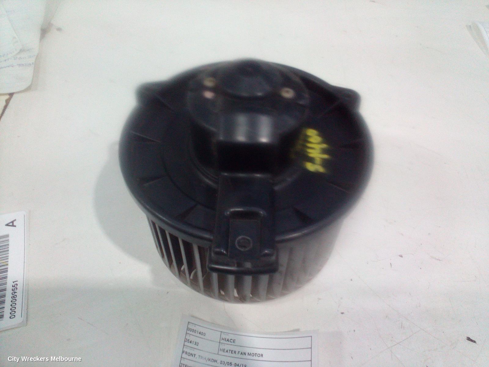 TOYOTA HIACE HEATER FAN MOTOR, FRONT, TRH/KDH, 03/2005 - 04/2019 - Image 1