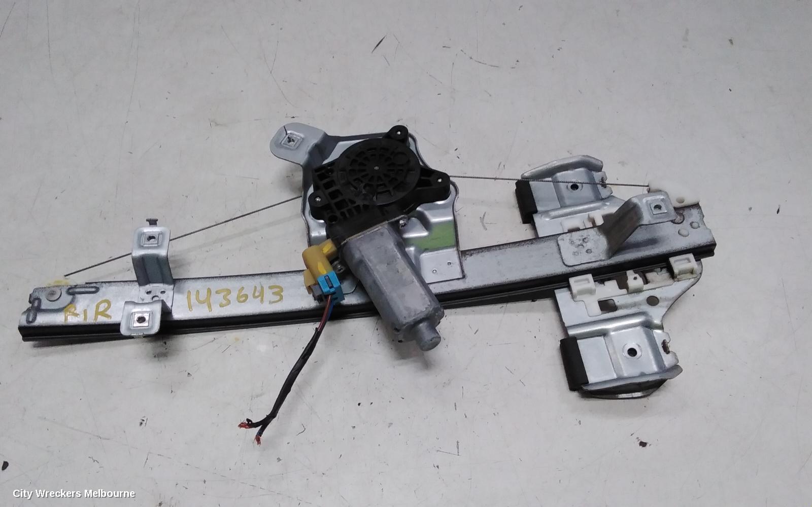 HOLDEN COMMODORE RIGHT REAR WND REG/MOTOR, VE-VF, WAGON, 08/2006 - 12/2017 - Image 1
