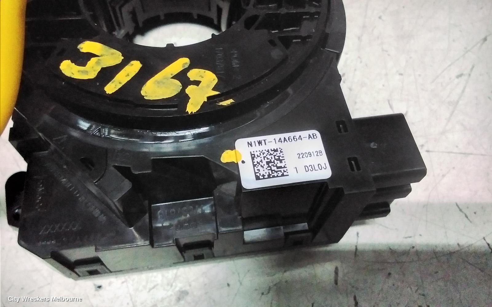 FORD RANGER AIRBAG MODULE/SENSOR, CLOCKSPRING, NON HEATED, RA, 05/2022 ONWARDS - Image 2