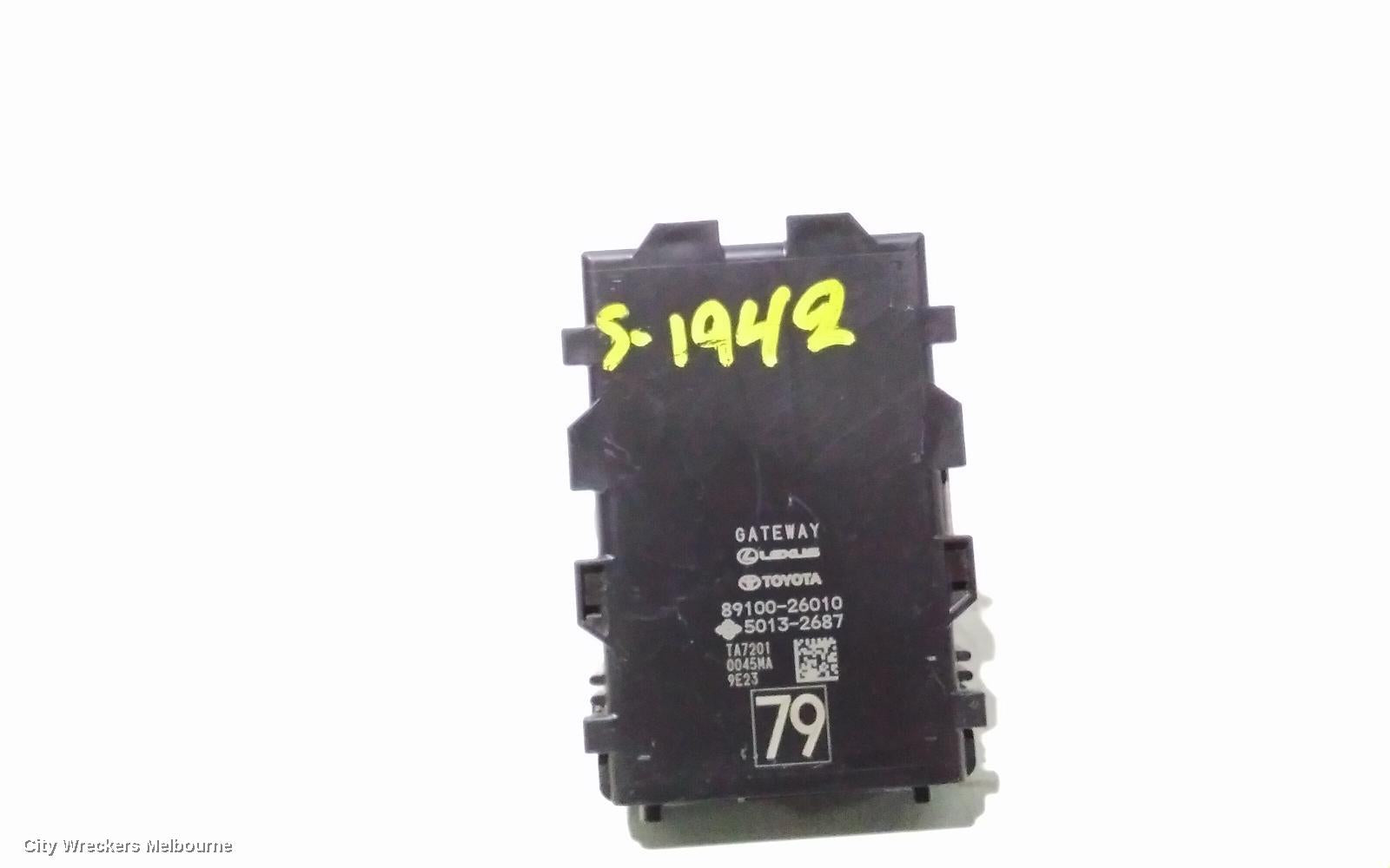 TOYOTA HIACE, 300 SERIES, 02/2019 ONWARDS, 89100-26010 COMPUTER ASSY, NETWORK GATEWAY: 107442 - Image 2