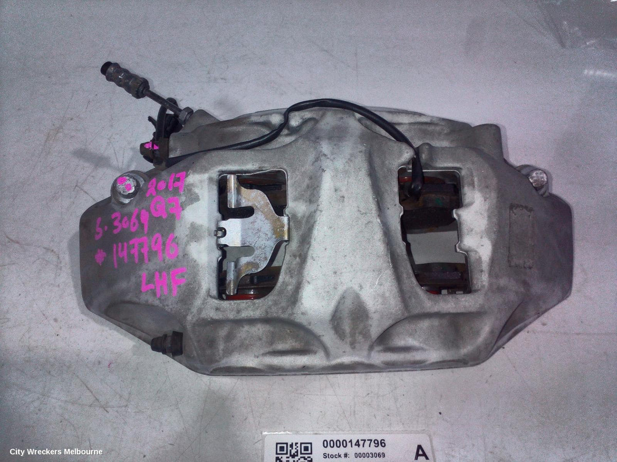 AUDI Q7 CALIPER, 4M, LH FRONT, GREY, 375MM ROTOR, 07/2015 ONWARDS - Image 1