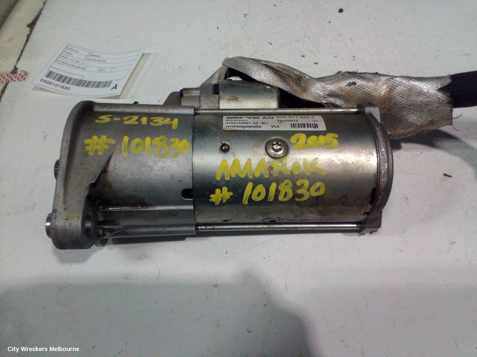 VOLKSWAGEN AMAROK STARTER, DIESEL, 2.0, 2H, 11/2011 ONWARDS - Image 1
