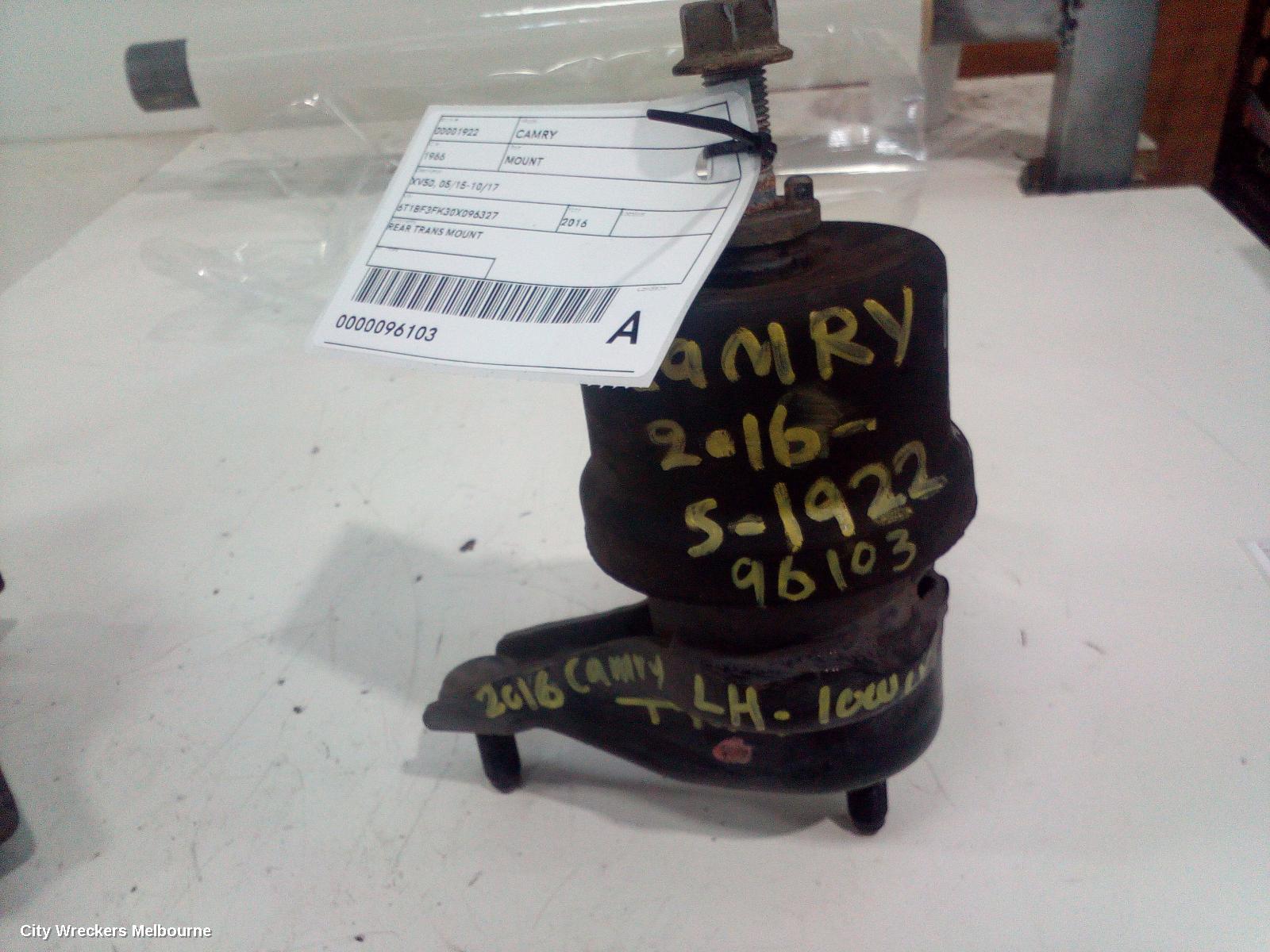 TOYOTA CAMRY MOUNT, XV50, 05/2015 - 10/2017 - Image 2