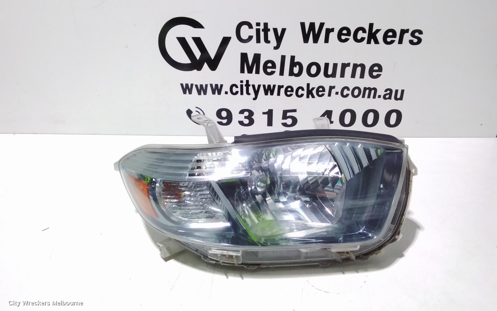 TOYOTA KLUGER RIGHT HEADLAMP, GSU40-GSU45, SMOKED LENS TYPE, 05/2007 - 09/2010 - Image 1