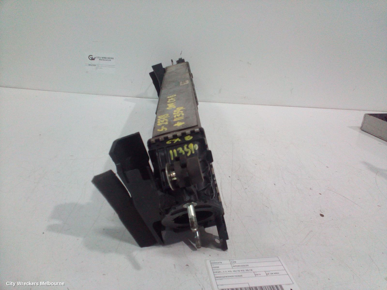 MAZDA CX8 INTERCOOLER, DIESEL, 2.2, KG, 05/2018 ONWARDSKG, 05/2018 ONWARDS - Image 1