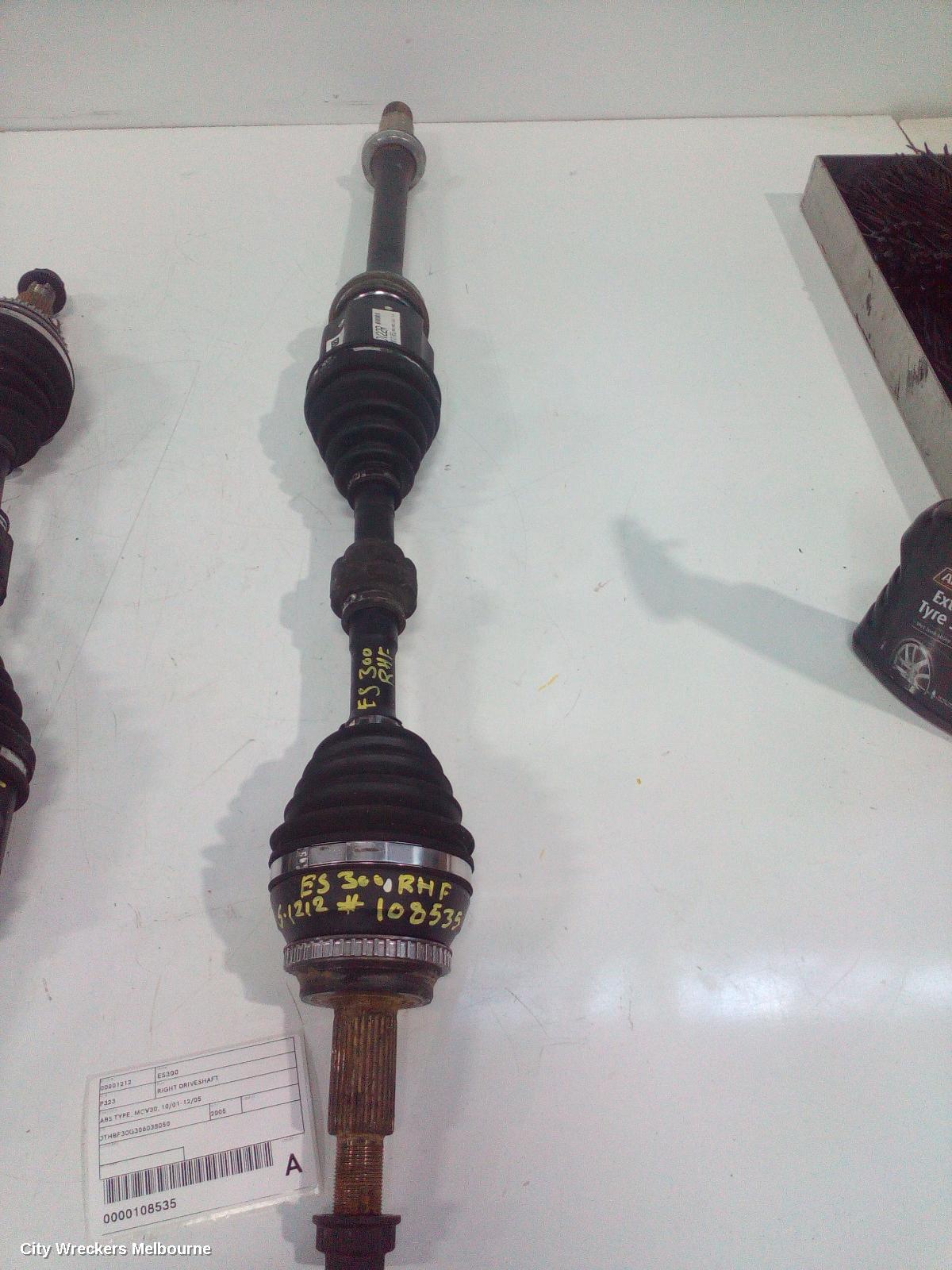 LEXUS ES300 (92-05) RIGHT DRIVESHAFT, ABS TYPE, MCV30, 10/2001 - 12/2005 - Image 2