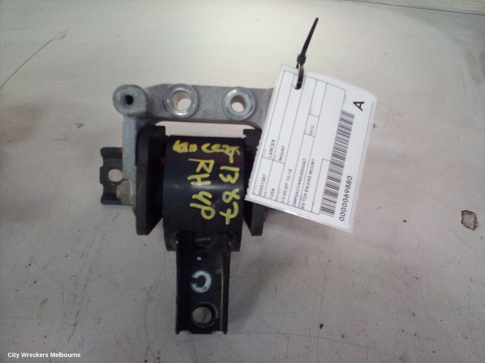 MITSUBISHI LANCER MOUNT, ENGINE MOUNT, FRONT ROLL, PETROL, 2.0, 4B11, 2WD, CJ-CF, 07/2007 - 12/2017 - Image 1