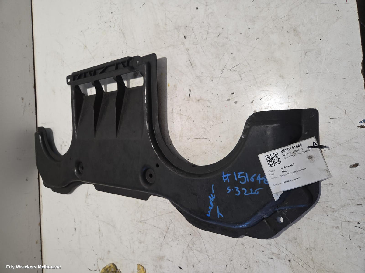 MERCEDES GLE CLASS, C292/W166 06/2015 - 04/2019, SPLASH TRAY UNDER GEARBOX: 151648 - Image 1