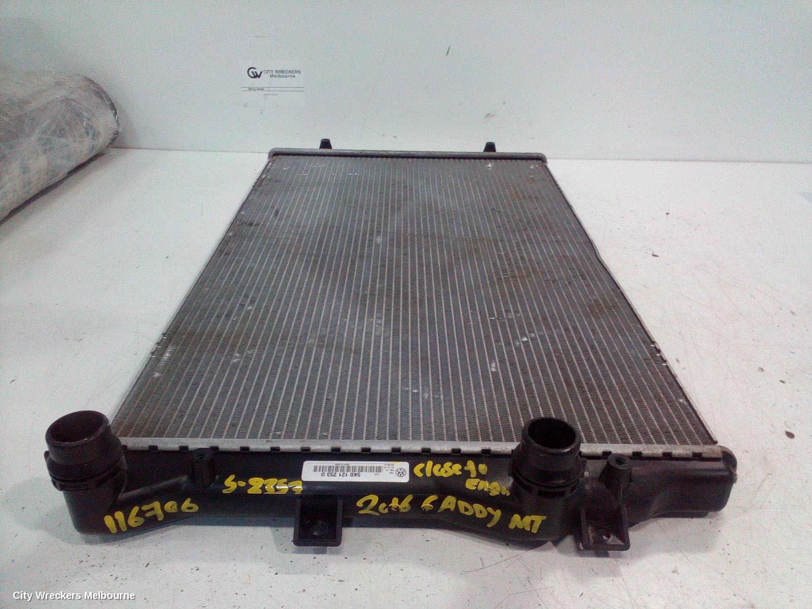VOLKSWAGEN CADDY RADIATOR, MANUAL, 1.2/1.4, PETROL, 2KN, 07/2015 - 02/2021 - Image 2