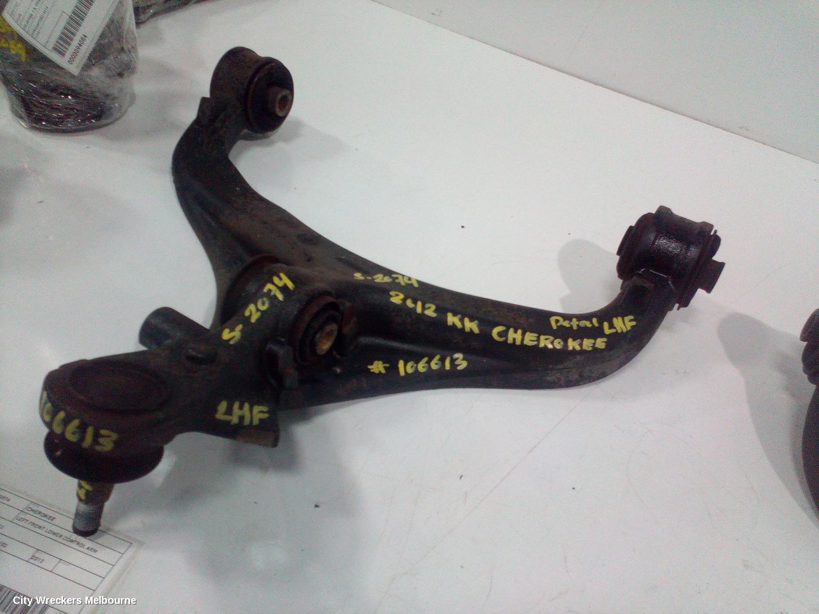 JEEP CHEROKEE LEFT FRONT LOWER CONTROL ARM, KK, 02/2008 - 10/2012 - Image 2