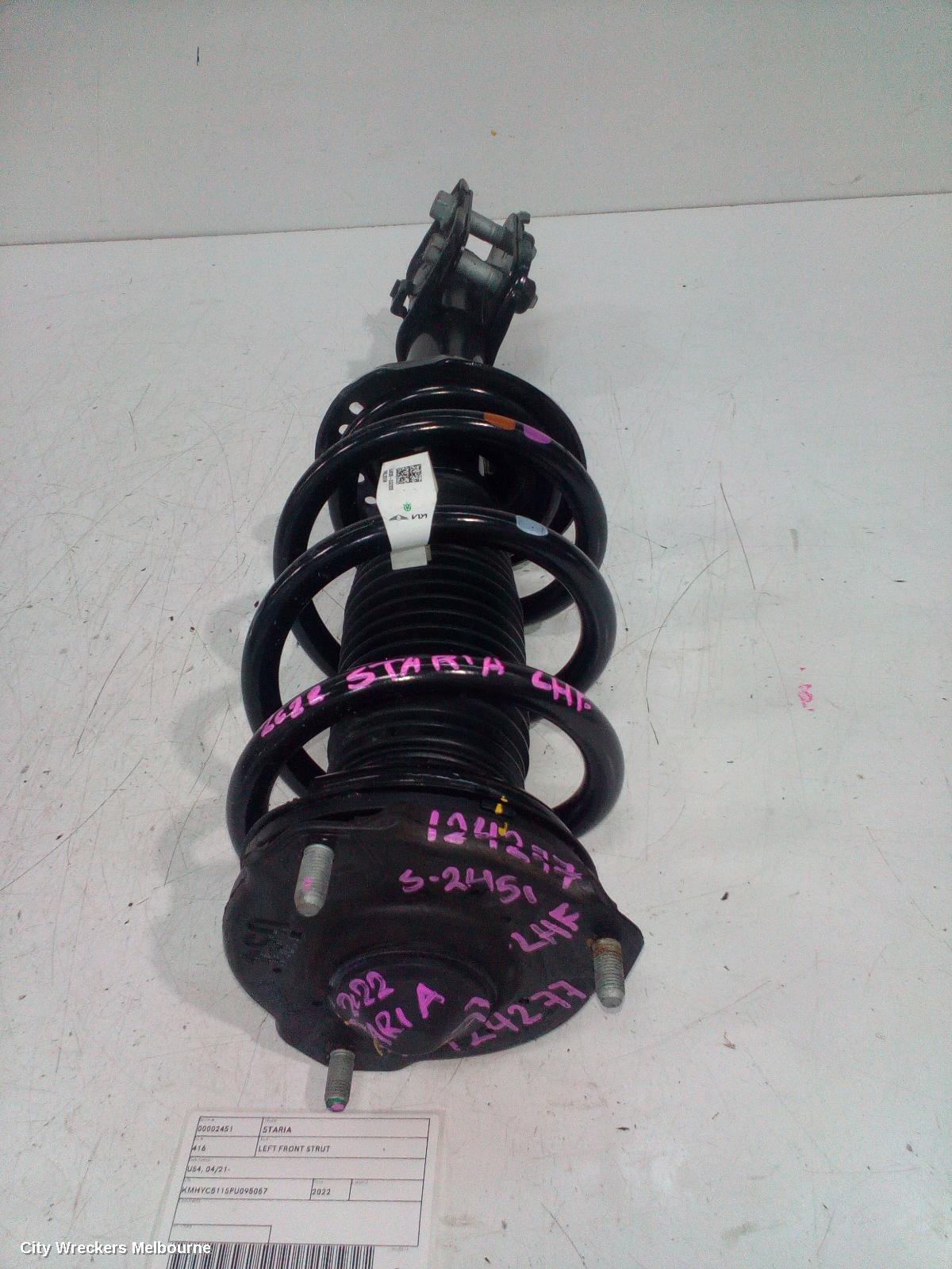 HYUNDAI STARIA LEFT FRONT STRUT, US4, 04/2021 ONWARDS - Image 2