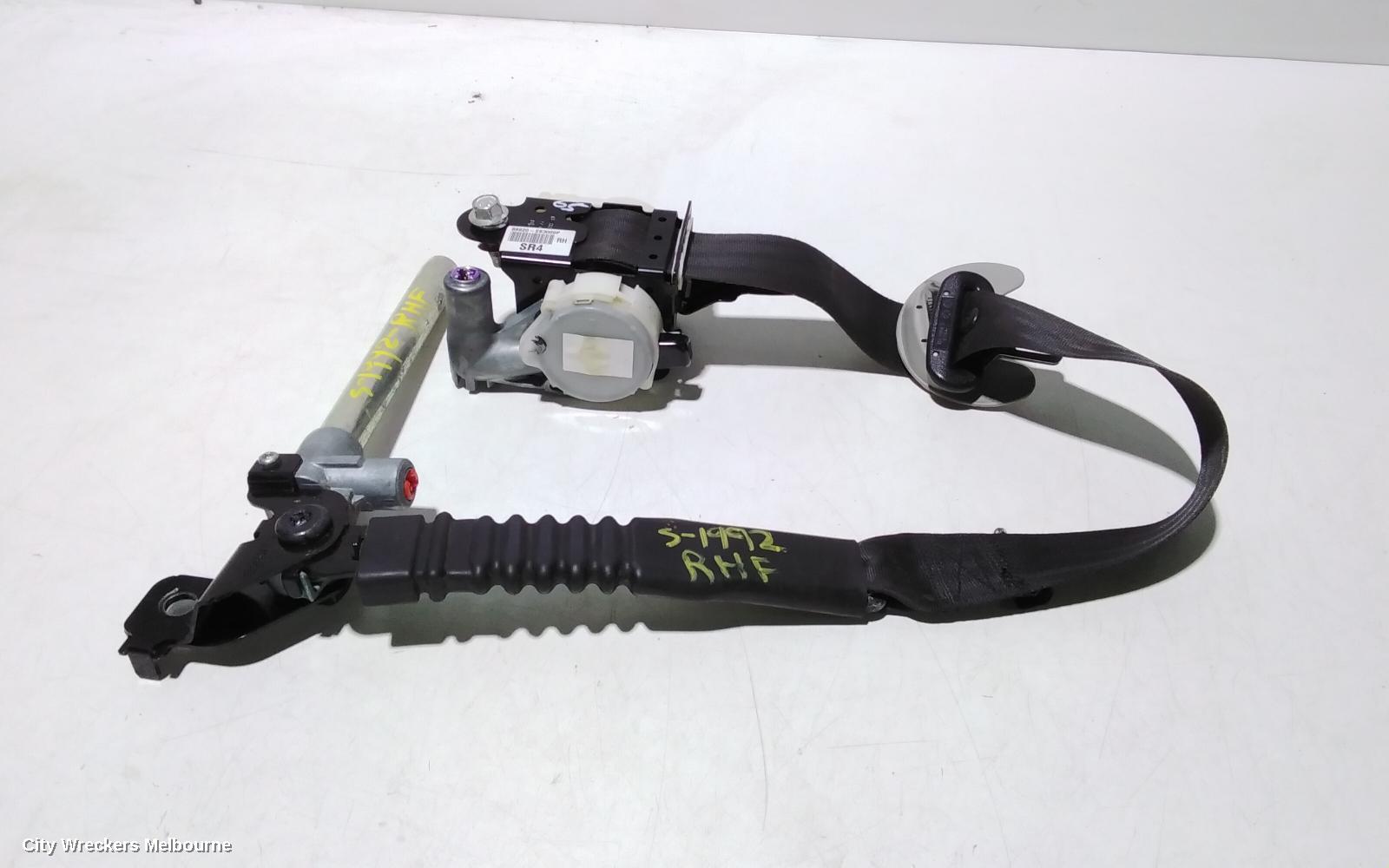 HYUNDAI IX35 SEATBELT/STALK, RH FRONT, SEAT BELT ONLY, LM SERIES, 11/2009 - 01/2016 - Image 1
