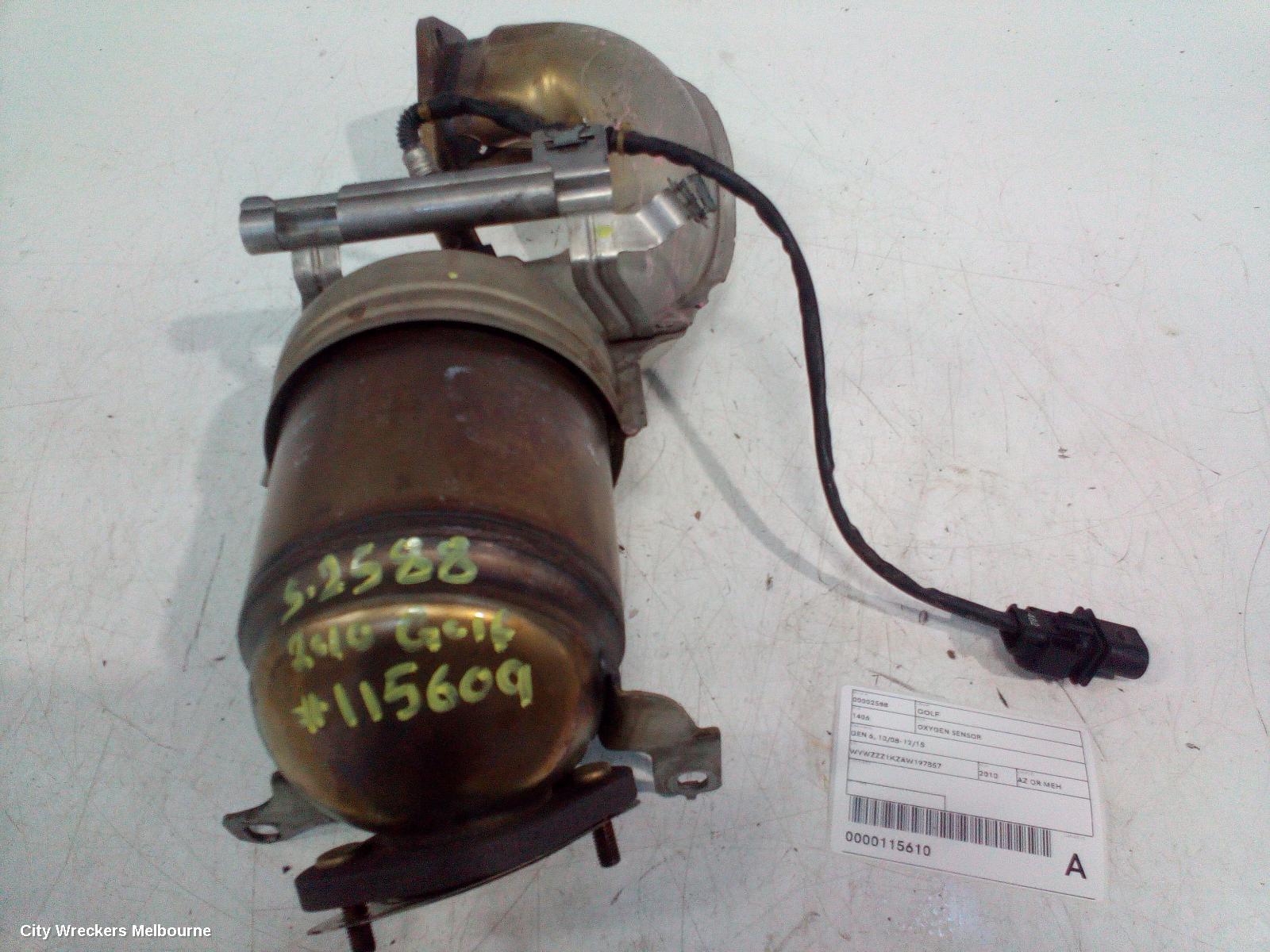 VOLKSWAGEN GOLF CATALYTIC CONVERTER, DOWNPIPE-CAT TYPE, 1.4, PETROL, CTHD/CAVD CODE, GEN 6, 10/2008 - 01/2016 - Image 2
