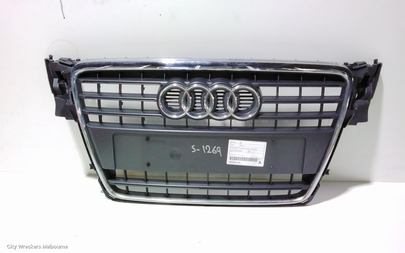 AUDI A4 GRILLE, RADIATOR GRILLE, B8 8K (A4), GREY, 02/2008 - 06/2012 - Image 3