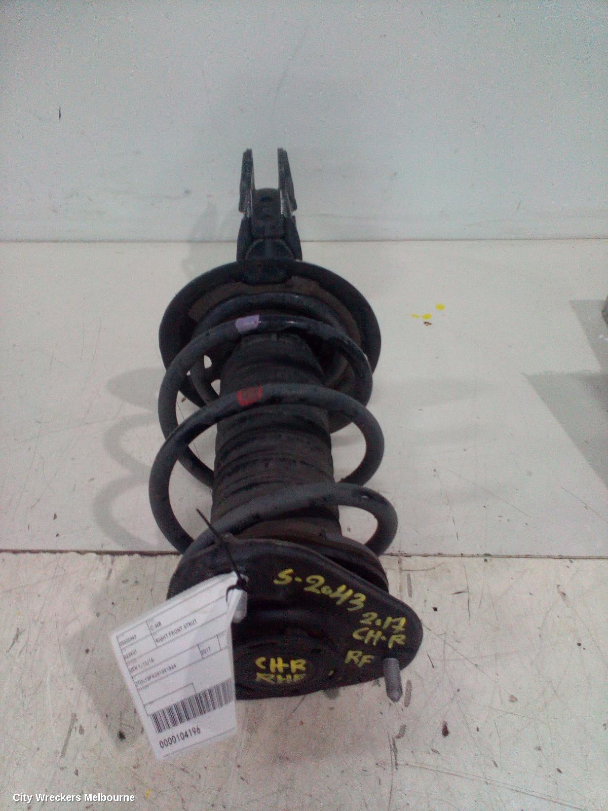 TOYOTA C-HR RIGHT FRONT STRUT, GEN 1, PETROL, 1.2, AWD, 12/2016 ONWARDS - Image 2