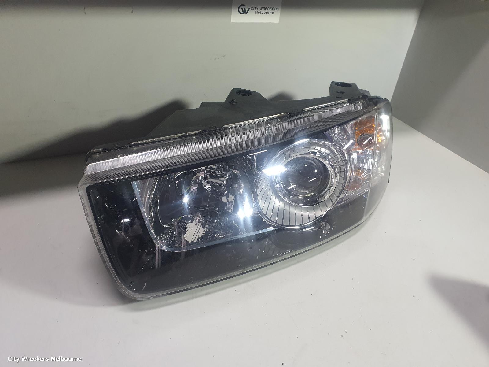 HOLDEN CAPTIVA LEFT HEADLAMP, CG, CAPTIVA 7 (4TH VIN = C), GREY SURROUND, 01/2011 - 09/2015 - Image 1