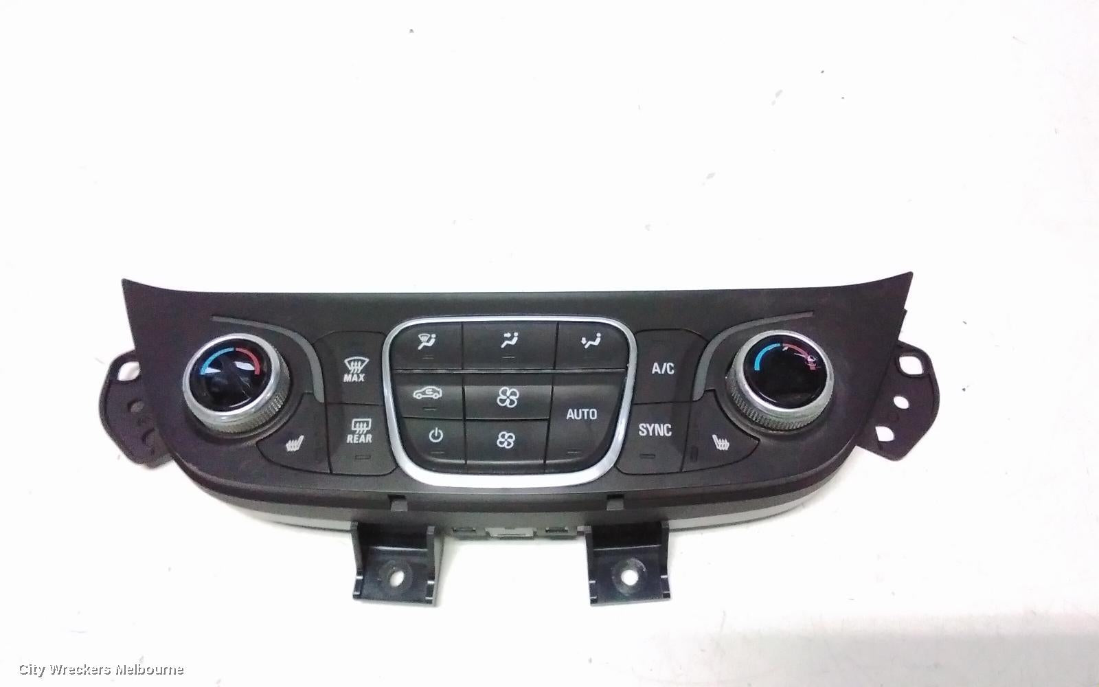 HOLDEN EQUINOX HEATER/AC CONTROLS, DUAL ZONE CLIMATE CONTROL, W/ HEATED ONLY SEATS TYPE, EQ, 09/2017 - 12/2020 - Image 2