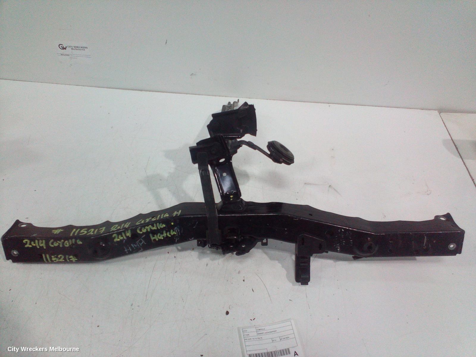 TOYOTA COROLLA BONNET LOCK/SUPPORT, ZRE182R, 10/2012 - 06/2018 - Image 3