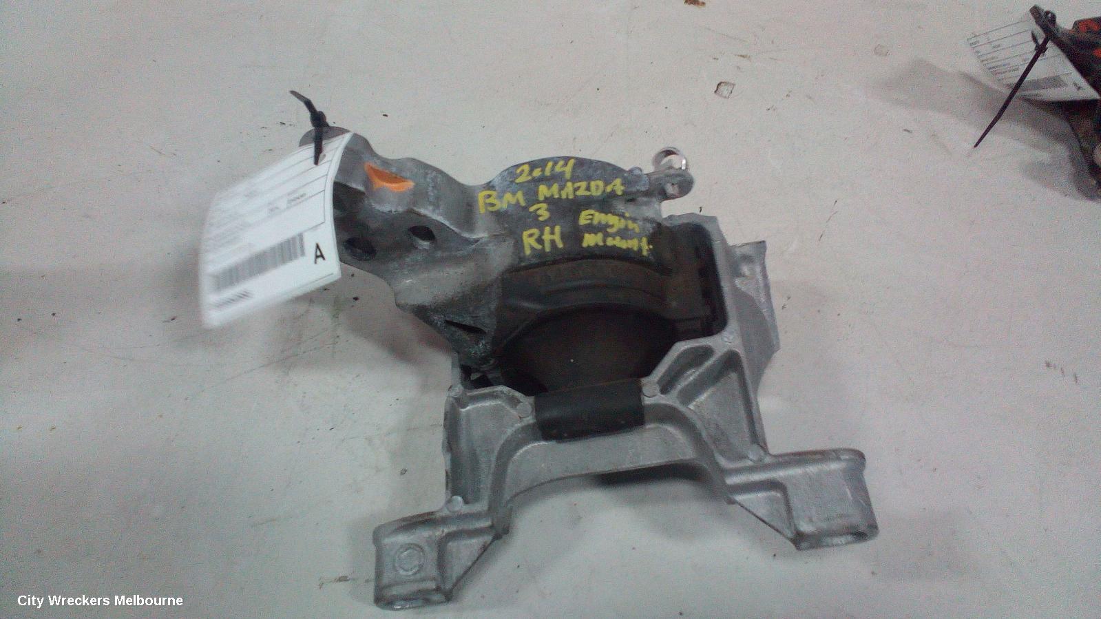 MAZDA 3 MOUNT, ENGINE MOUNT (RH SIDE), UPPER, PETROL, 2.0, PE, SKYACTIV-G, BM-BN, 11/2013 - 02/2019 - Image 1