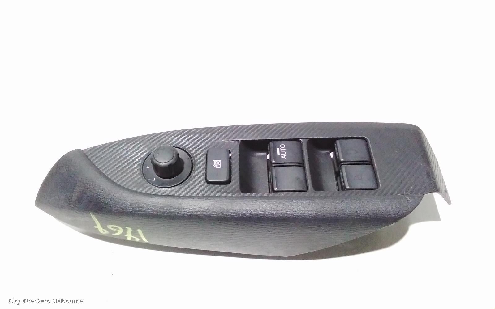 MAZDA CX3 PWR DR WIND SWITCH, RH FRONT (MASTER SWITCH), DK, 03/2015 - 01/2017 - Image 1