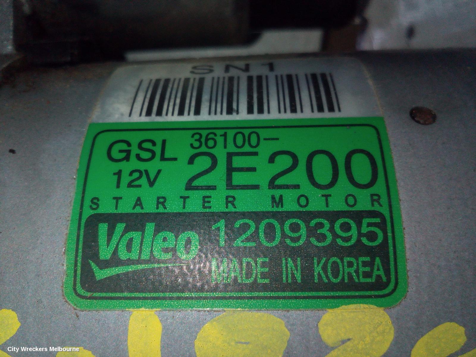 HYUNDAI I30 STARTER, PETROL, 2.0, G4NC, PD, HATCH (S. KOREA VIN KMHH), 03/2017 ONWARDS - Image 3