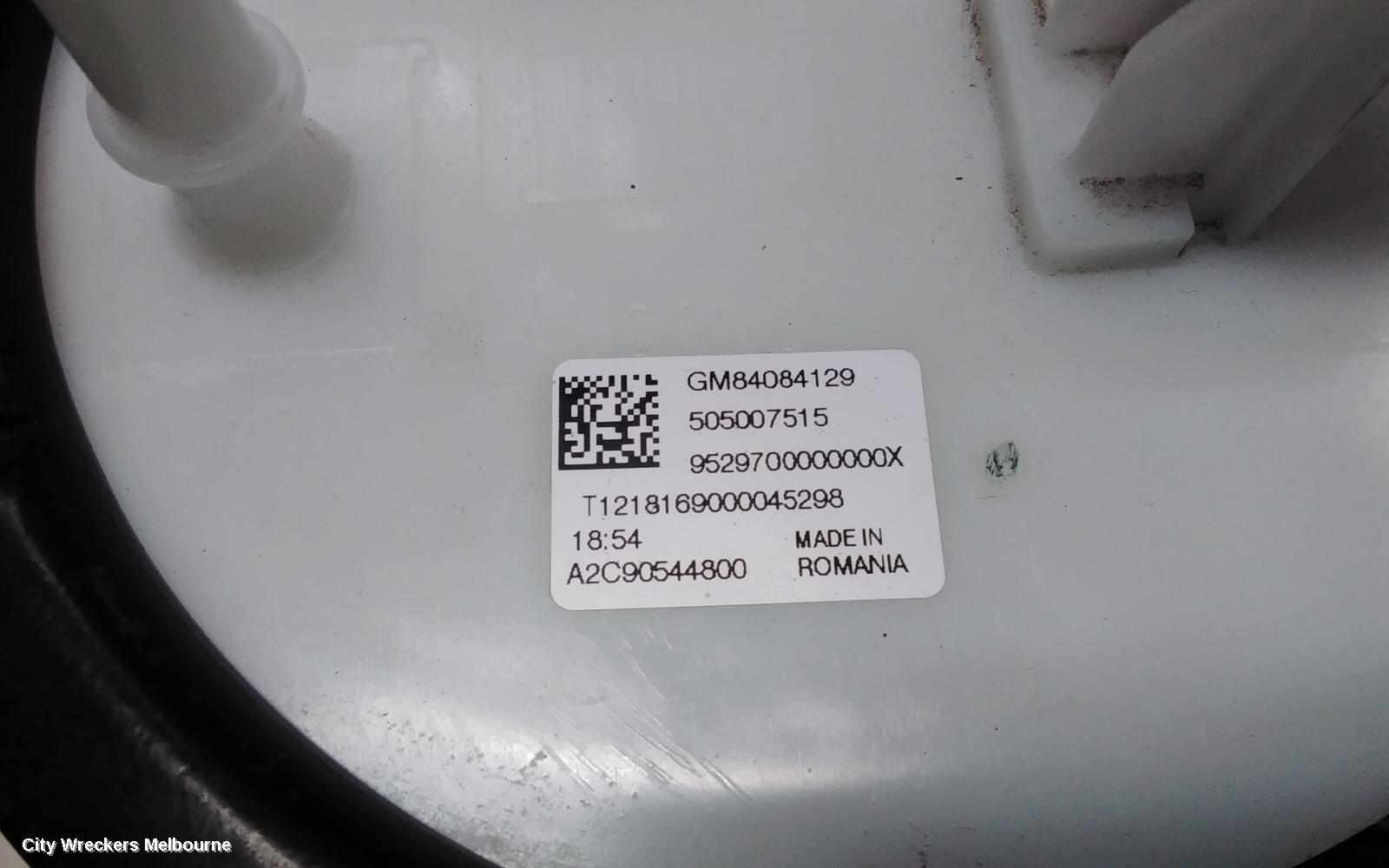 HOLDEN COMMODORE FUEL PUMP, ZB, 10/2017 - 12/2020 - Image 3