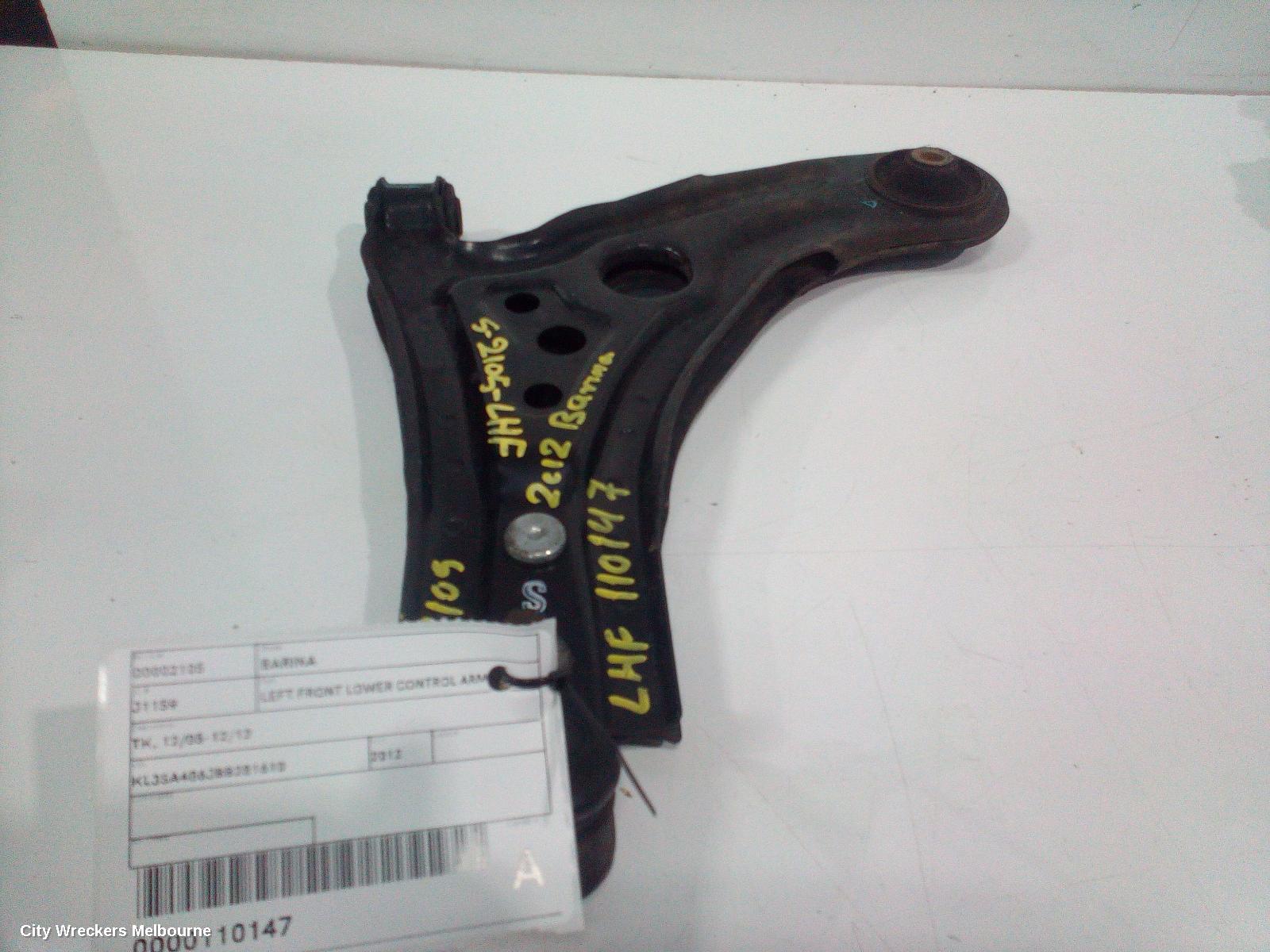 HOLDEN BARINA LEFT FRONT LOWER CONTROL ARM, TK, 12/2005 - 12/2012 - Image 1