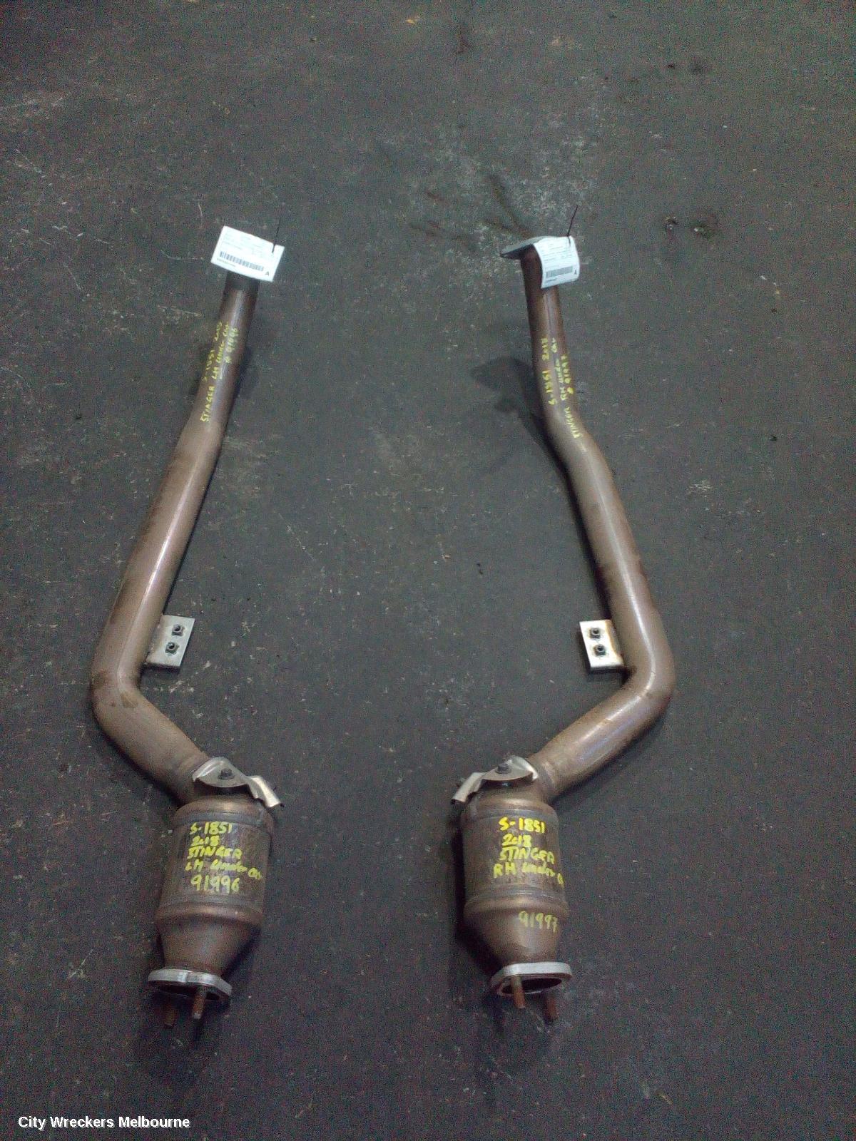 KIA STINGER CATALYTIC CONVERTER, UNDER CAR-CAT TYPE, 3.3, PETROL, LH SIDE, CK, 06/2017 ONWARDS - Image 3