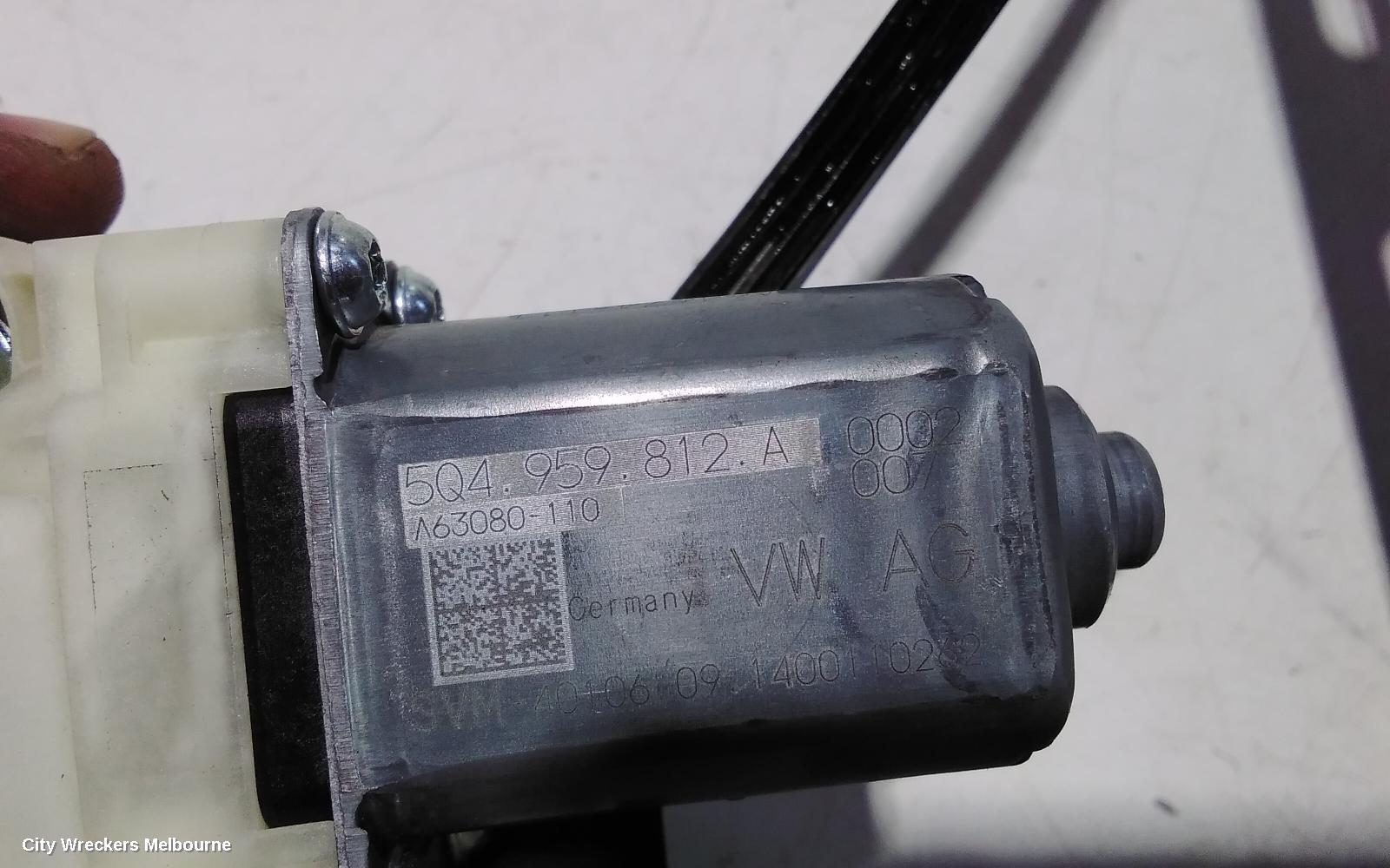VOLKSWAGEN GOLF RIGHT REAR WND REG/MOTOR, GEN 7, 12/2012 - 08/2020 - Image 3