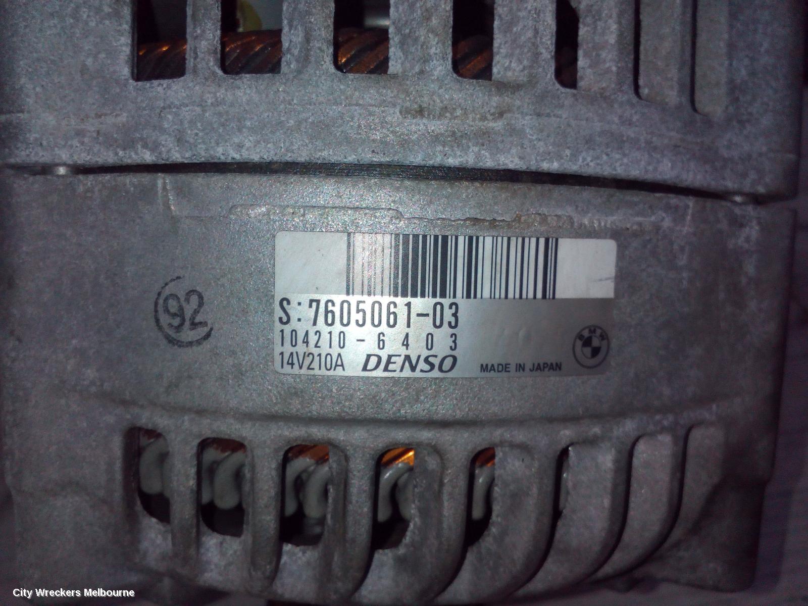 BMW 3 SERIES ALTERNATOR, PETROL, 2.0, N20, 210AMP, F30/F31/F34, 11/2011 - 05/2016 - Image 1