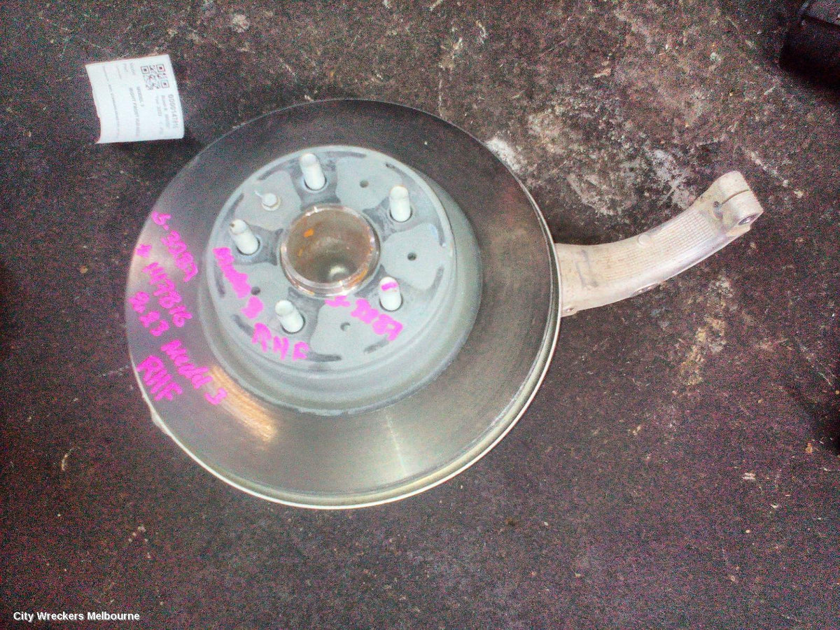 TESLA MODEL 3 RIGHT FRONT HUB ASSEMBLY, RWD, STANDARD BRAKE TYPE, 1ST GEN, 06/2019 ONWARDS - Image 2