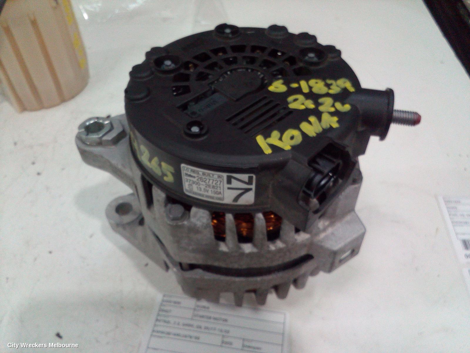 HYUNDAI KONA ALTERNATOR, PETROL, 2.0, G4NH, OS, 09/2017 - 10/2020 - Image 3