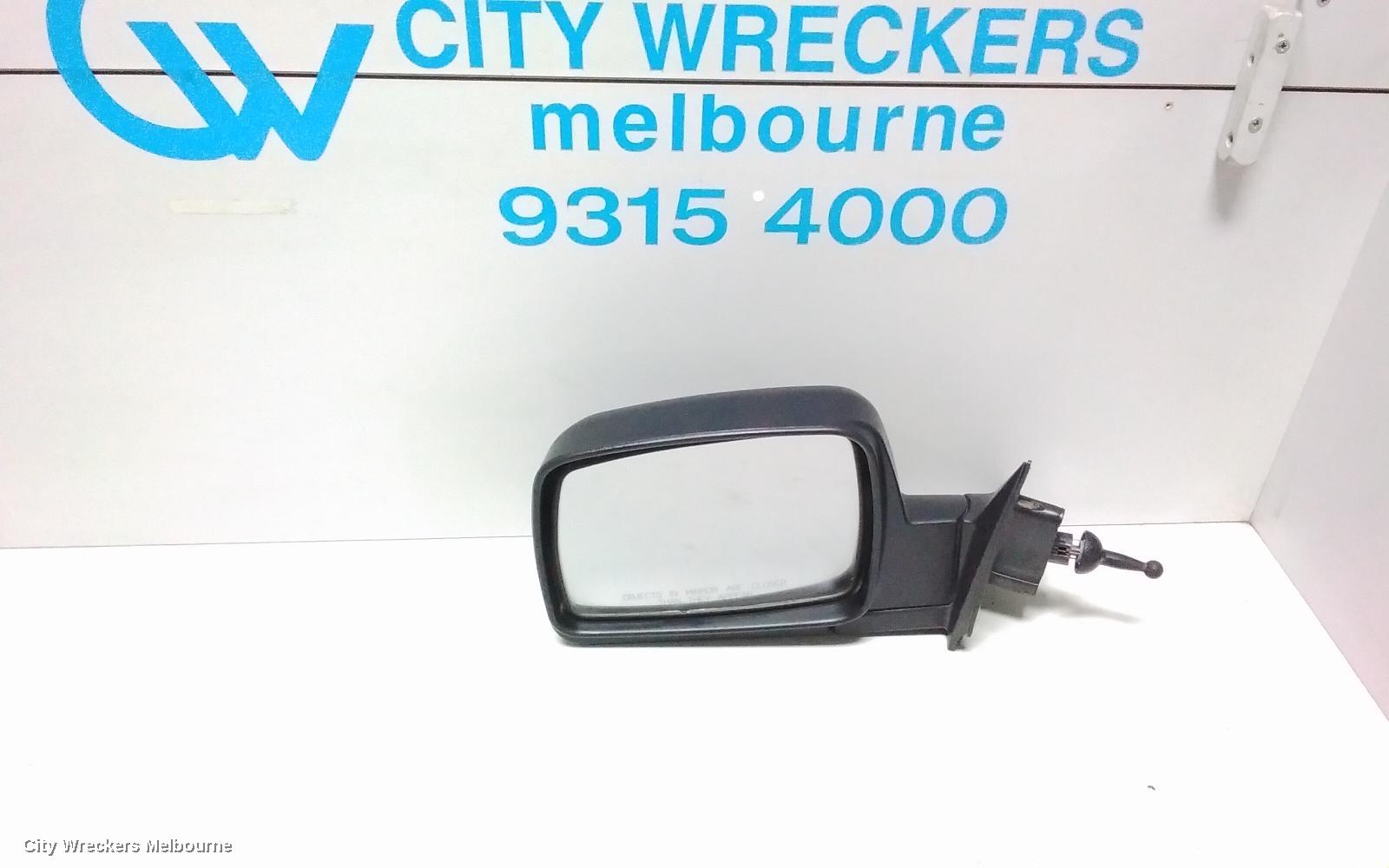 KIA PREGIO LEFT DOOR MIRROR, CT, MANUAL, SQUARE TYPE, 07/2004 - 01/2006 - Image 1