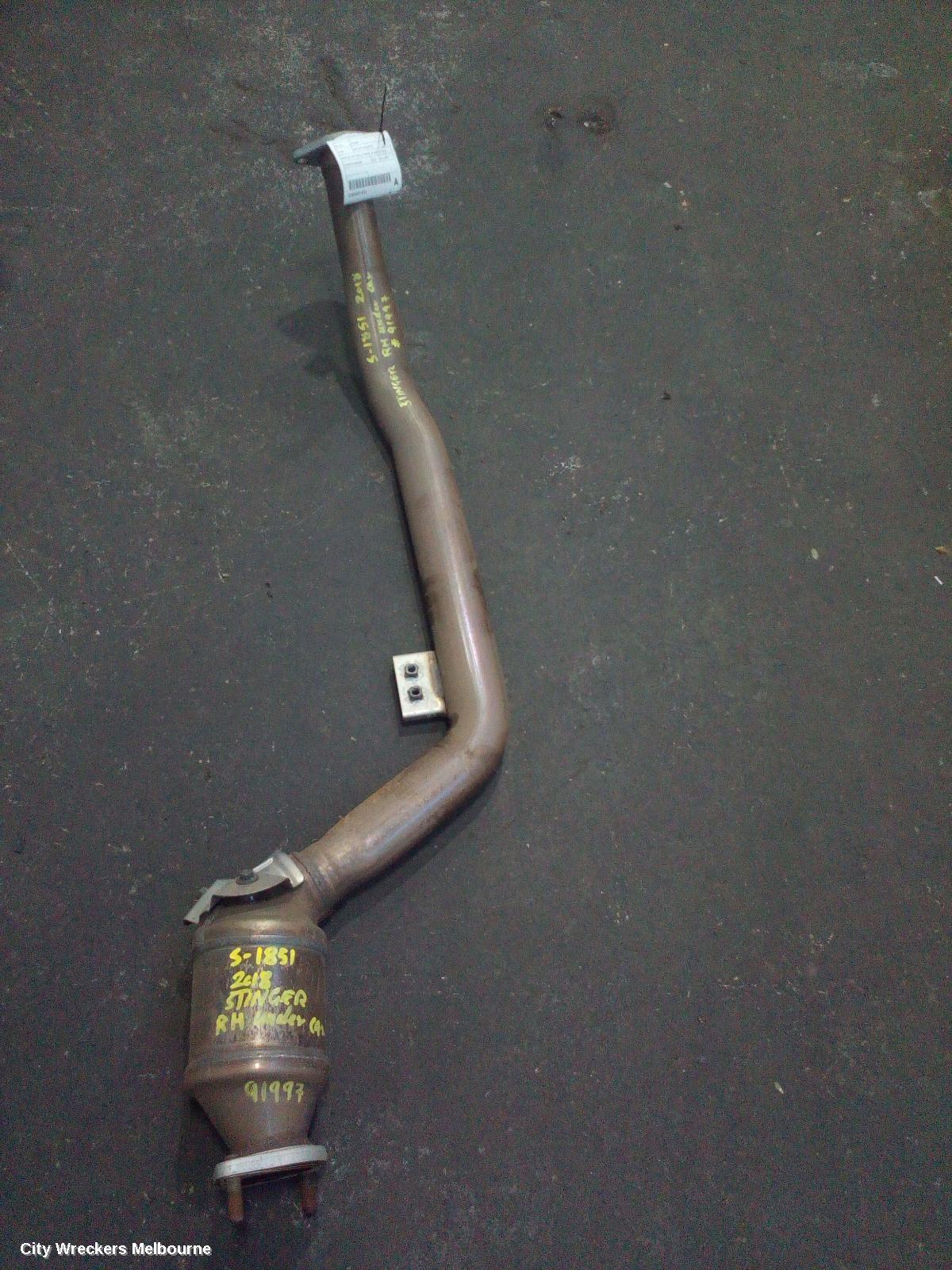 KIA STINGER CATALYTIC CONVERTER, UNDER CAR-CAT TYPE, 3.3, PETROL, RH SIDE, CK, 06/2017 ONWARDS - Image 2