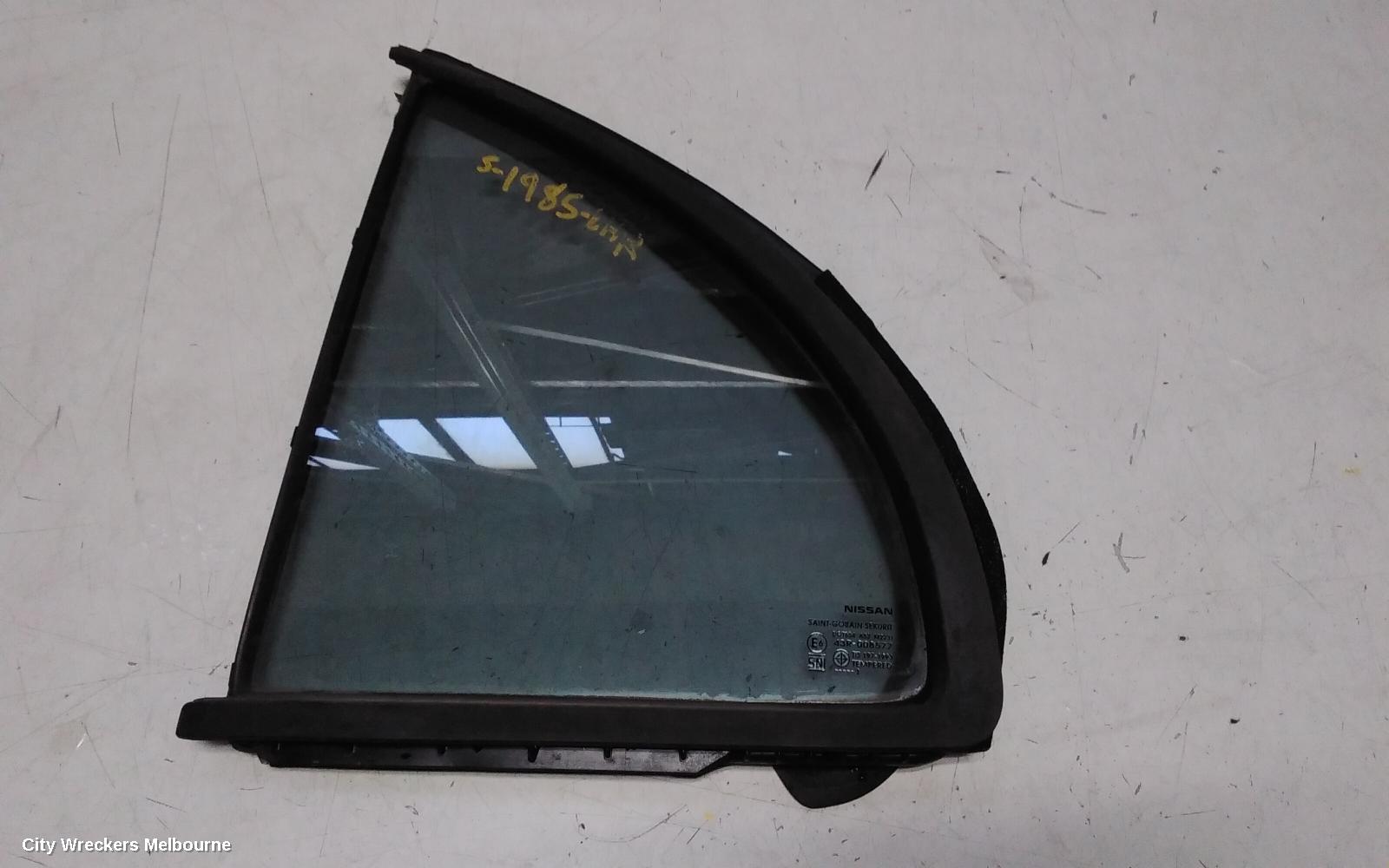 NISSAN MICRA LEFT REAR 1/4 DOOR GLASS, K13, 11/2010 - 12/2016 - Image 2