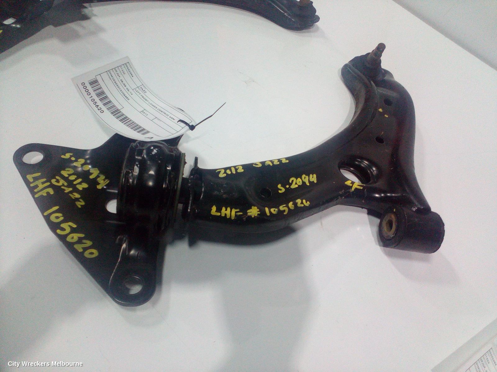 HONDA JAZZ LEFT FRONT LOWER CONTROL ARM, GE/GP, 08/2008 - 06/2014 - Image 1