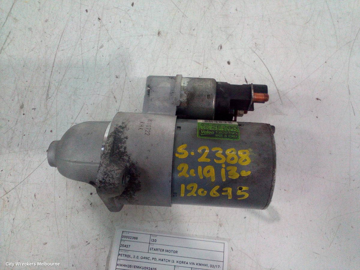 HYUNDAI I30 STARTER, PETROL, 2.0, G4NC, PD, HATCH (S. KOREA VIN KMHH), 03/2017 ONWARDS - Image 2