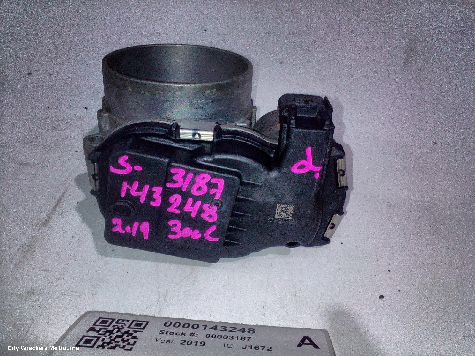CHRYSLER 300C THROTTLE BODY, 6.4, PETROL, LX, 12/2011 - 12/2021 - Image 1